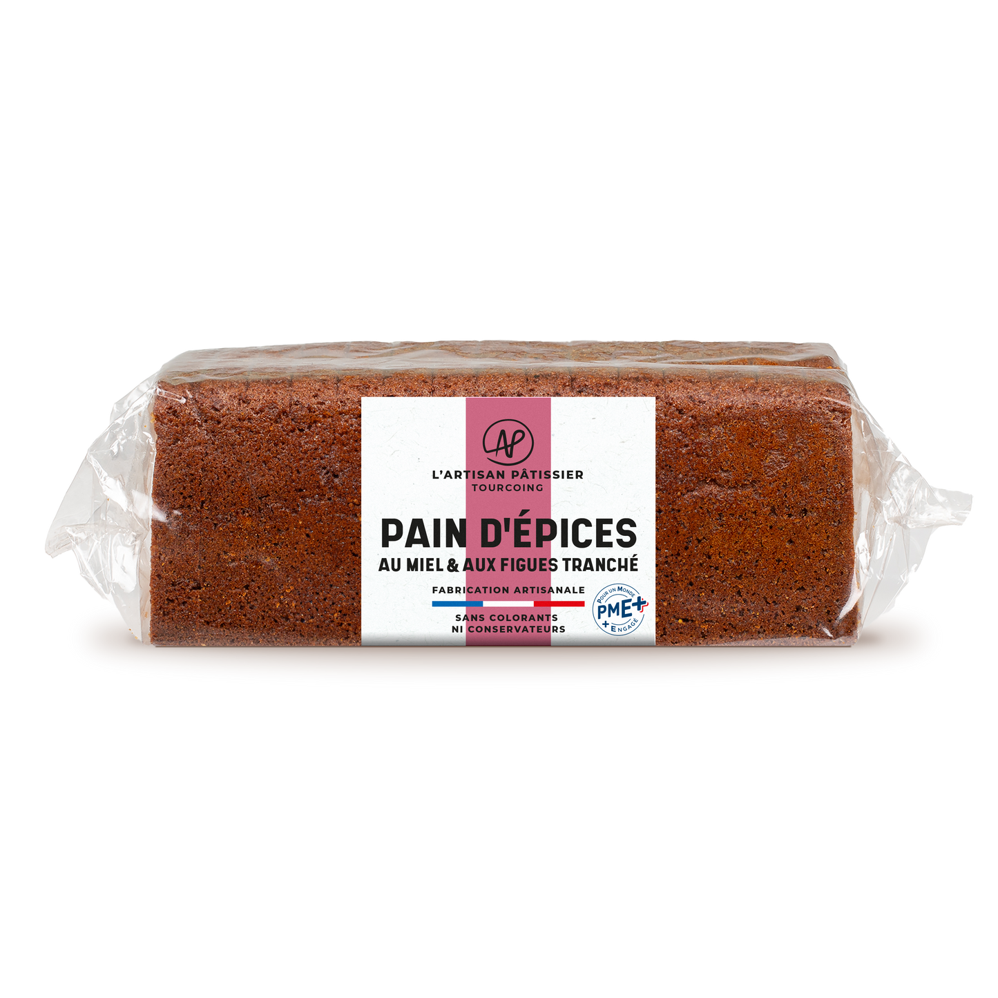 Pain d'Épices au Miel aux figues tranché