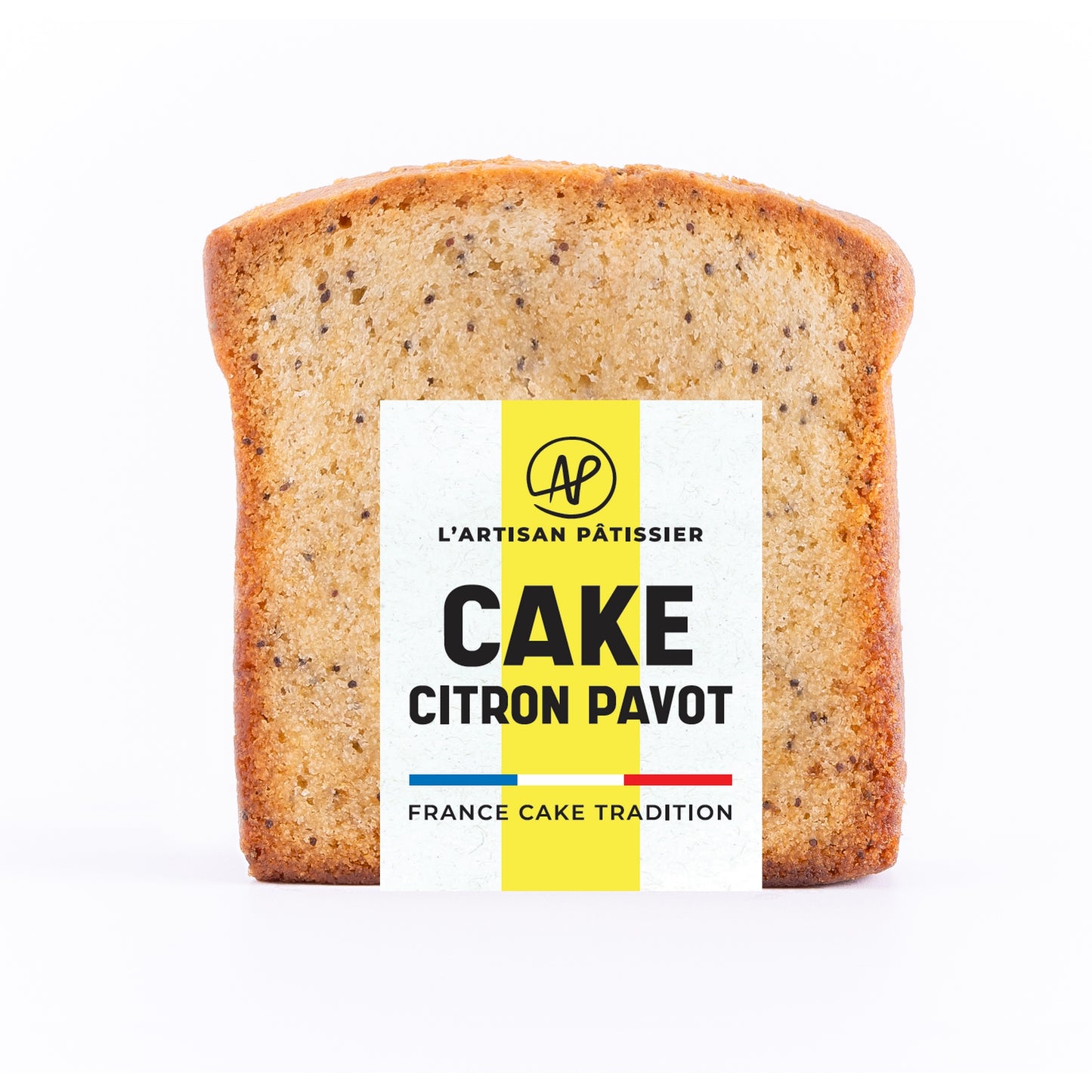 Cake au Citron Pavot 3 Tranches