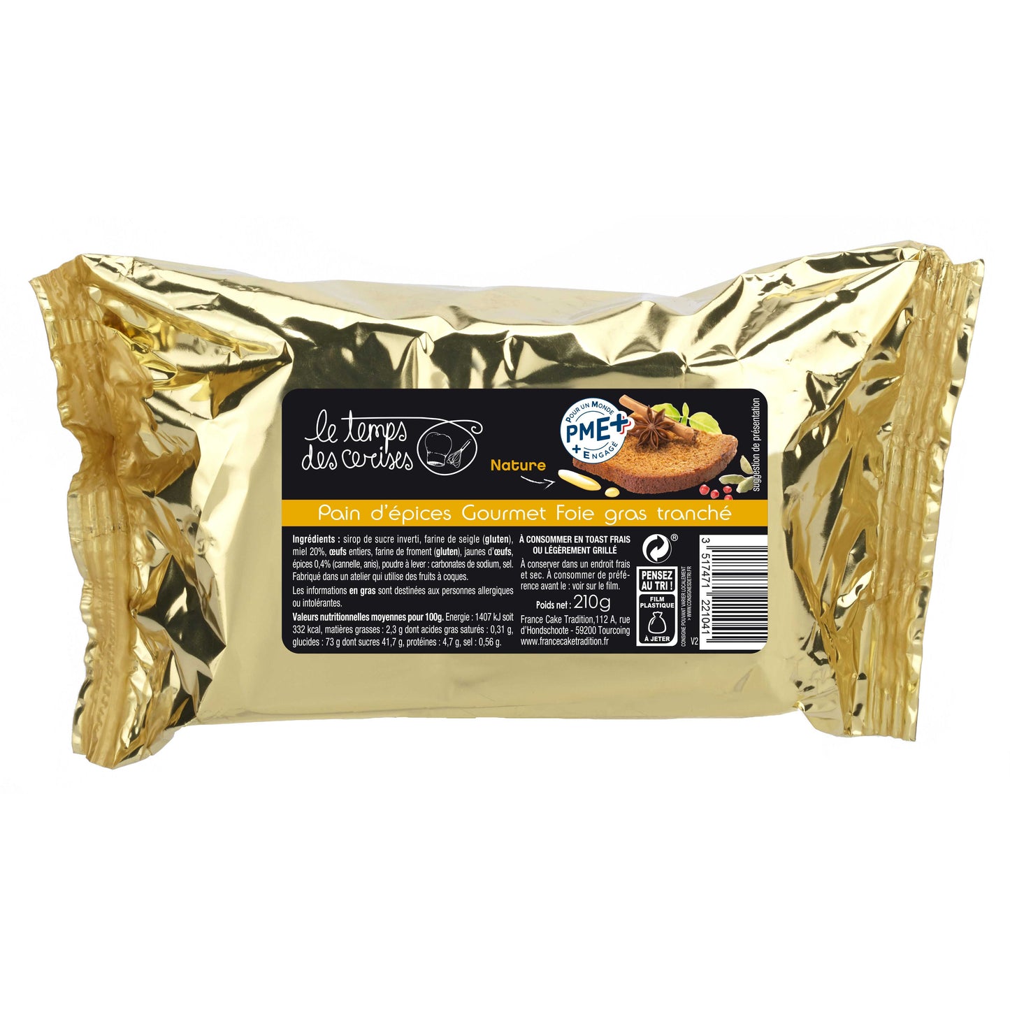 Pain d'Épices Gourmet Nature