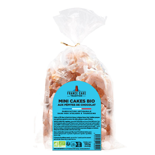 Sachet de 6 Mini Cakes aux Pépites de Chocolat