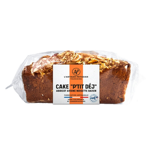 Cake Petit Déjeuner au Muesli Abricot Noisettes
