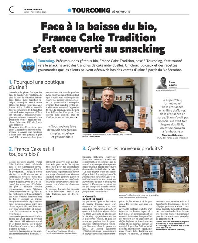 Merci à La Voix du Nord pour cette mise en avant dans leur article !
