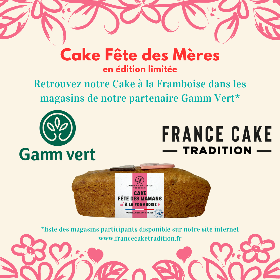 Liste des Magasins GAMM VERT ou retrouver notre Cake Fête des Mères