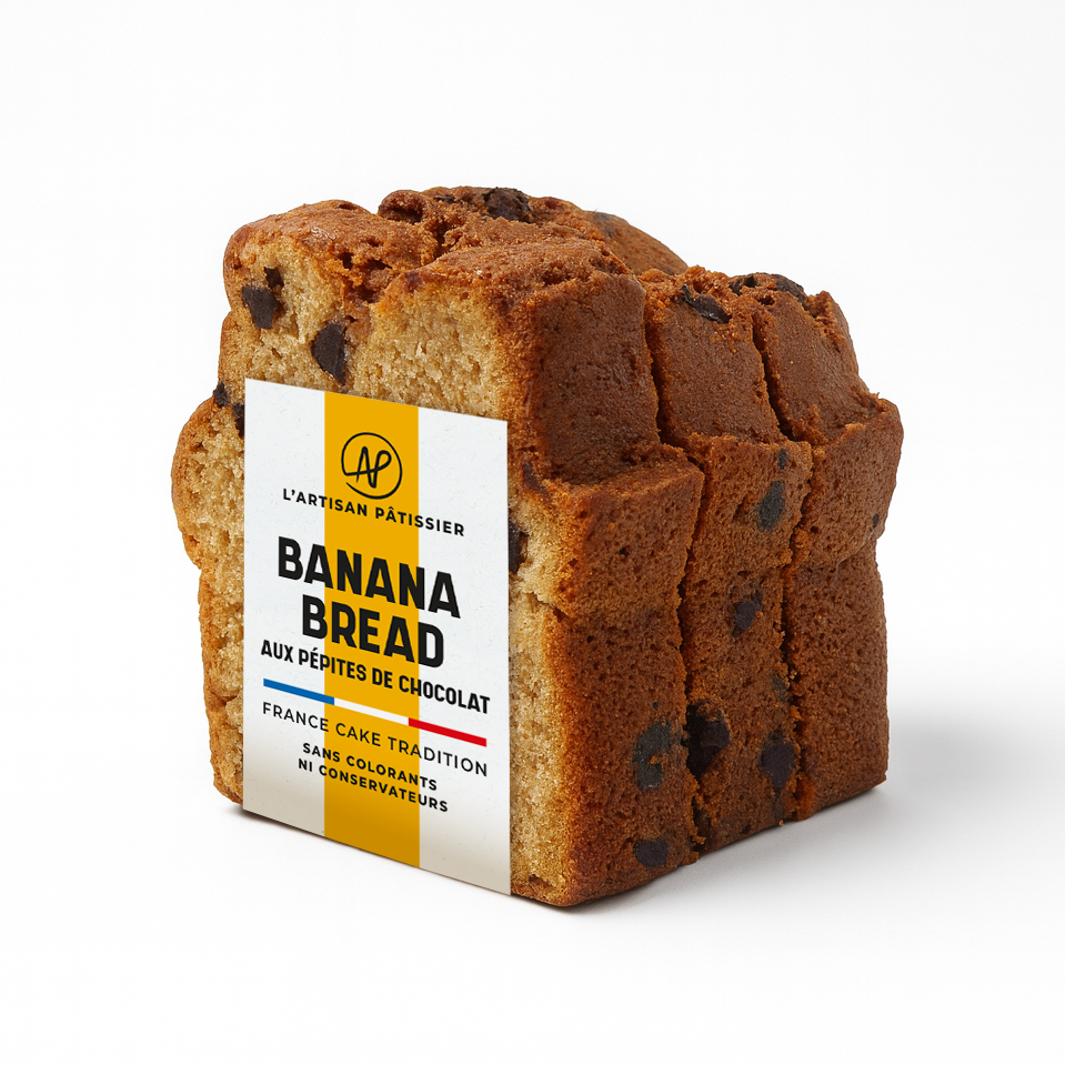 Cake Banana Bread 3 Tranches