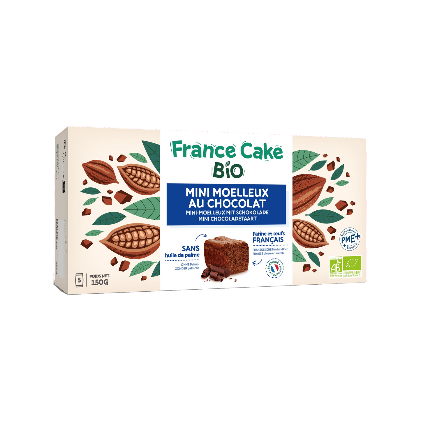 Mini Cakes Moelleux au Chocolat Bio