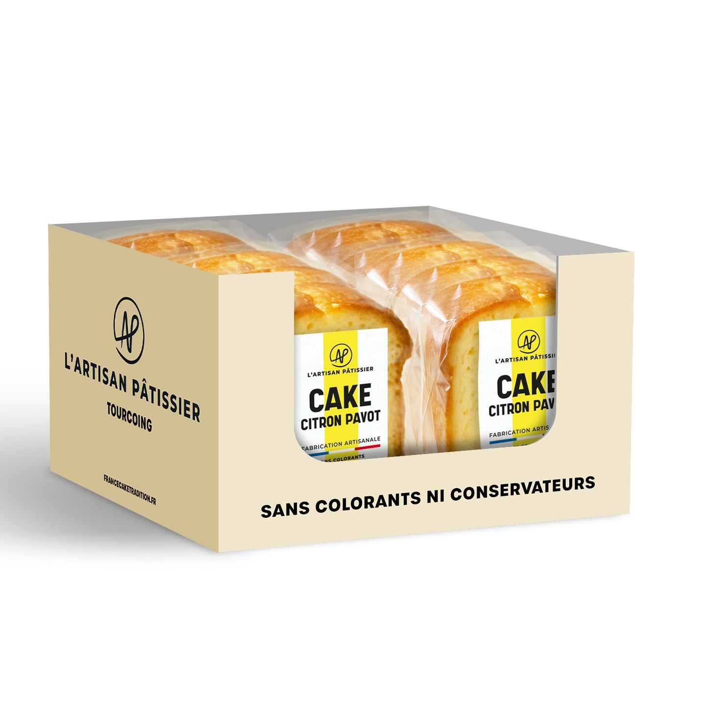 Carton de 12 Tranches Citron Pavot