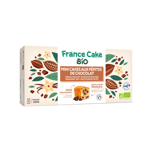 Mini Cakes aux Pépites de Chocolat Bio
