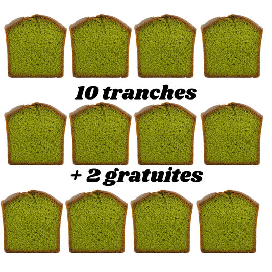 10 + 2 Tranches de Cake Pistache 65g