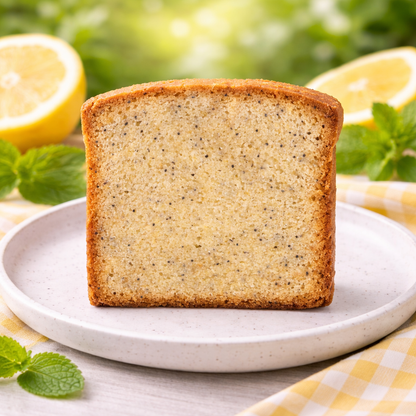 Tranche de Cake au Citron Pavot